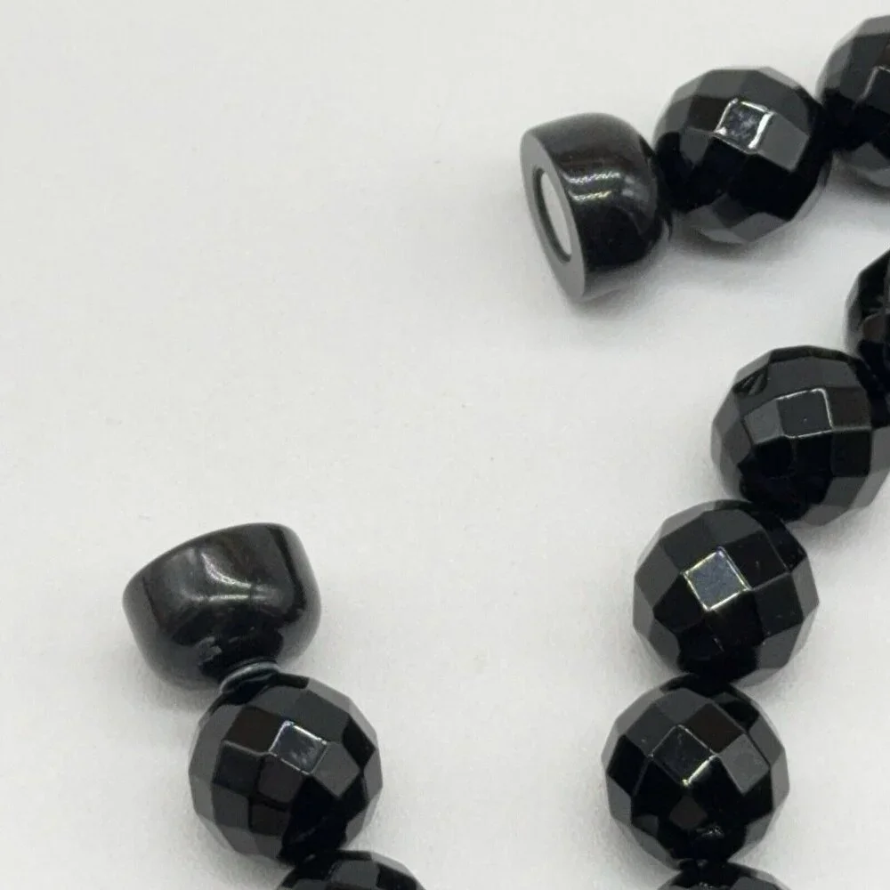 Jay King Bracelet Necklace Set Black Agate Ombre Baltic Amber 4 Strand Faceted - Picture 8 of 12